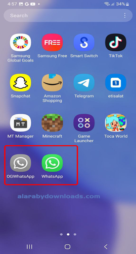 كيفية فتح حسابين واتساب من خلال OGWhatsApp للموبايل