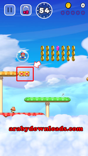 صناديق الأسهم للركض السريع - لعبة mario