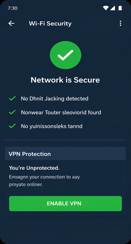 حماية شبكة Wi-Fi والاتصال الآمن في Avast