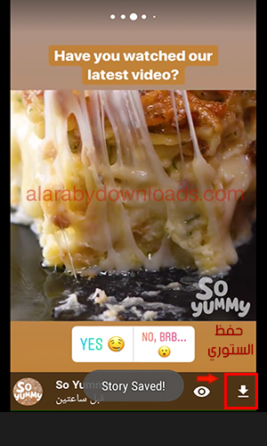 برنامج تنزيل ستوري الانستقرام save story