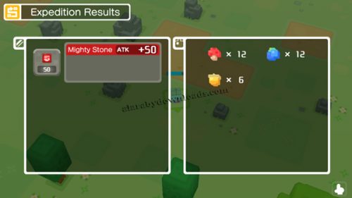 الغنائم التي قمت بجمعها بعد الانتهاء من المغامرات في لعبة pokemon ques للايفون