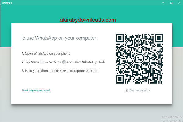 واجهة برنامج واتس اب ويندوز Download WhatsApp Windows 7 أحدث اصدار