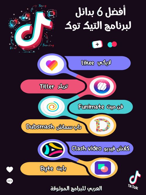 أبرز بدائل برنامج تيك توك للكمبيوتر
