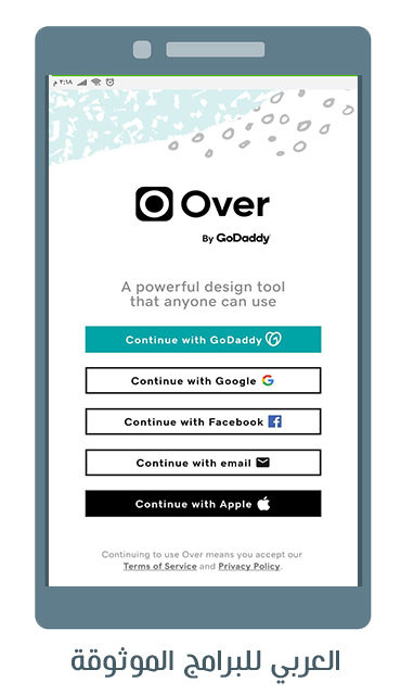تنزيل برنامج Over للتصميم شرح تطبيق اوفر لتصاميم الانستقرام والشبكات الاجتماعية Over APK