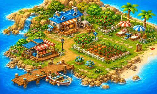 لعبة Family Farm Seaside للاندرويد