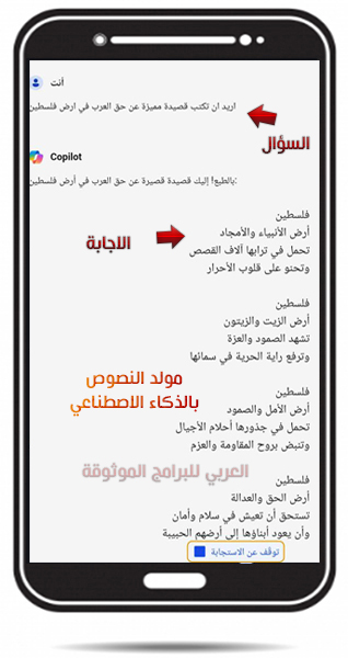 مولد النصوص بالذكاء الاصطناعي