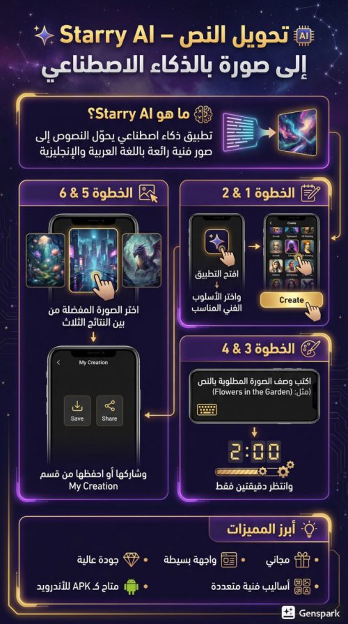  تطبيق Starry ai