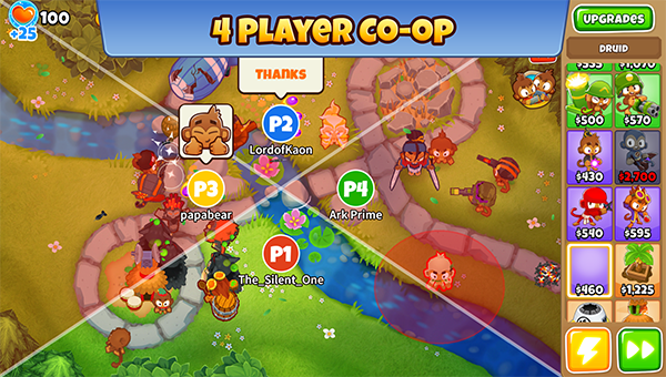اللعب مع الأصدقاء حرب البالونات في Co-Op