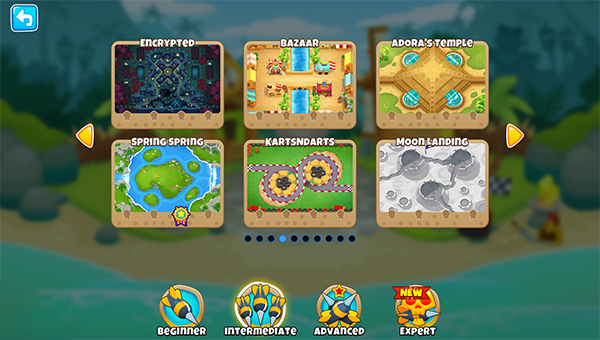 المراحل والخرائط الفريدة في bloons td 6 مجاناص