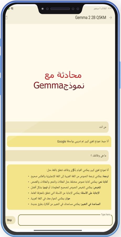 تطبيق AI آمن ذكاء اصطناعي بدون تتبع
