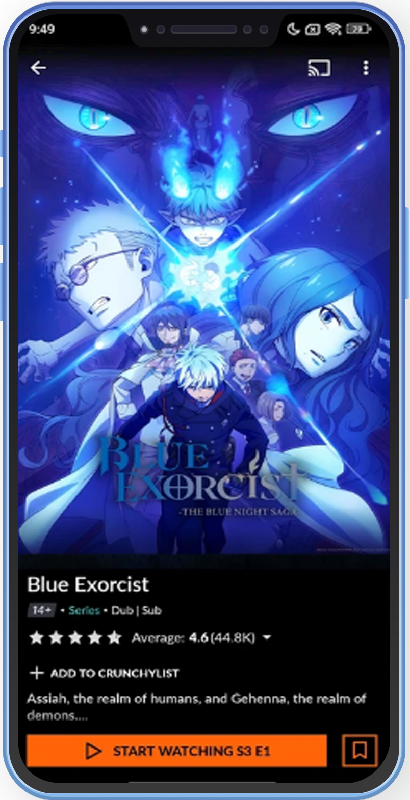 تحميل تطبيق كرانشي رول للاندرويد Crunchyroll Apk