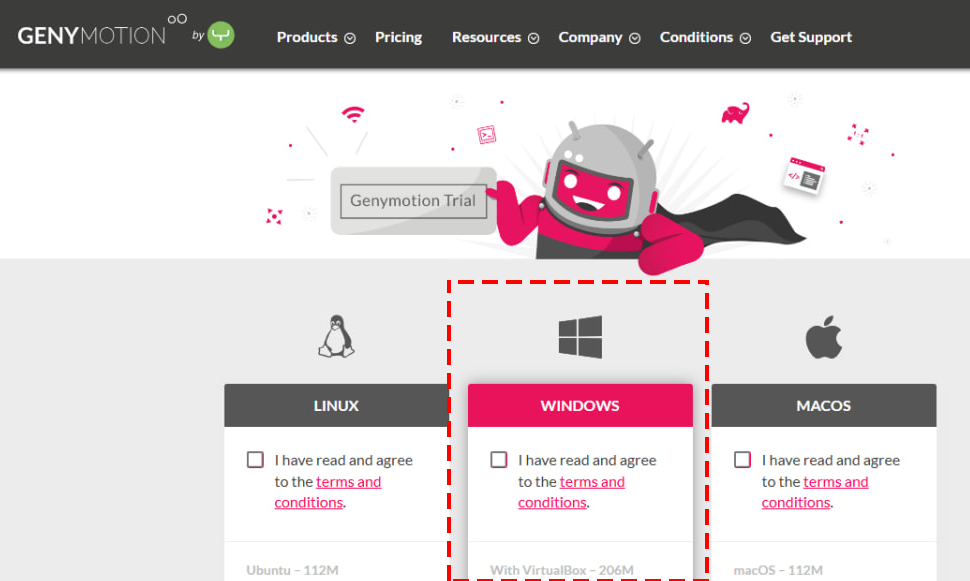تنزيل محاكي Genemotion للكمبيوتر تشغيل تطبيات الاندرويد على الكمبيوتر