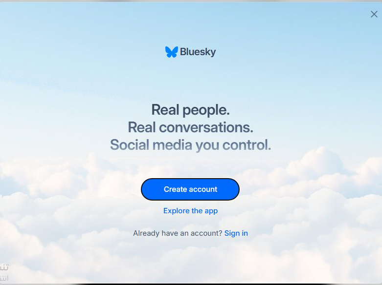 ما هي شبكة بلو سكاي bluesky بديل تويتر