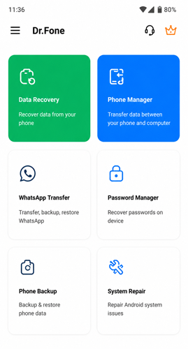 اختر نوع البيانات المراد استرجاعها
