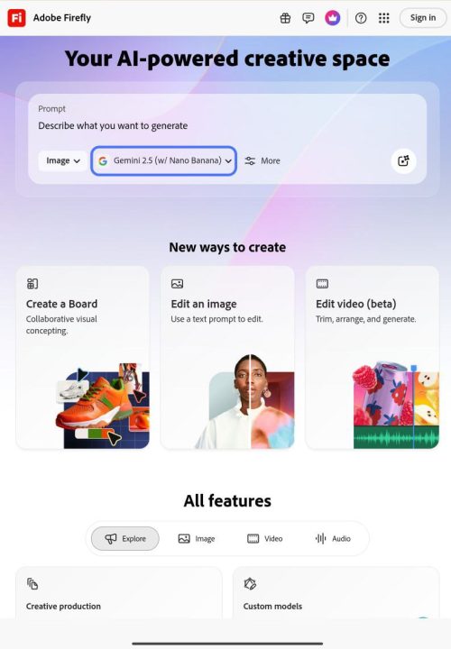 تنزيل تطبيق Adobe Firfly للاندرويد 2026