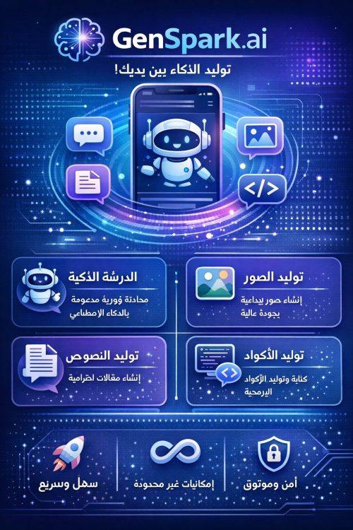 تطبيق جينسبارك Genspark AI