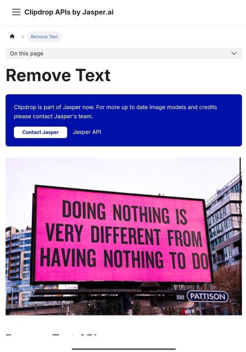 بديل الفوتوشوب بالذكاء الاصطناعي ClipDrop