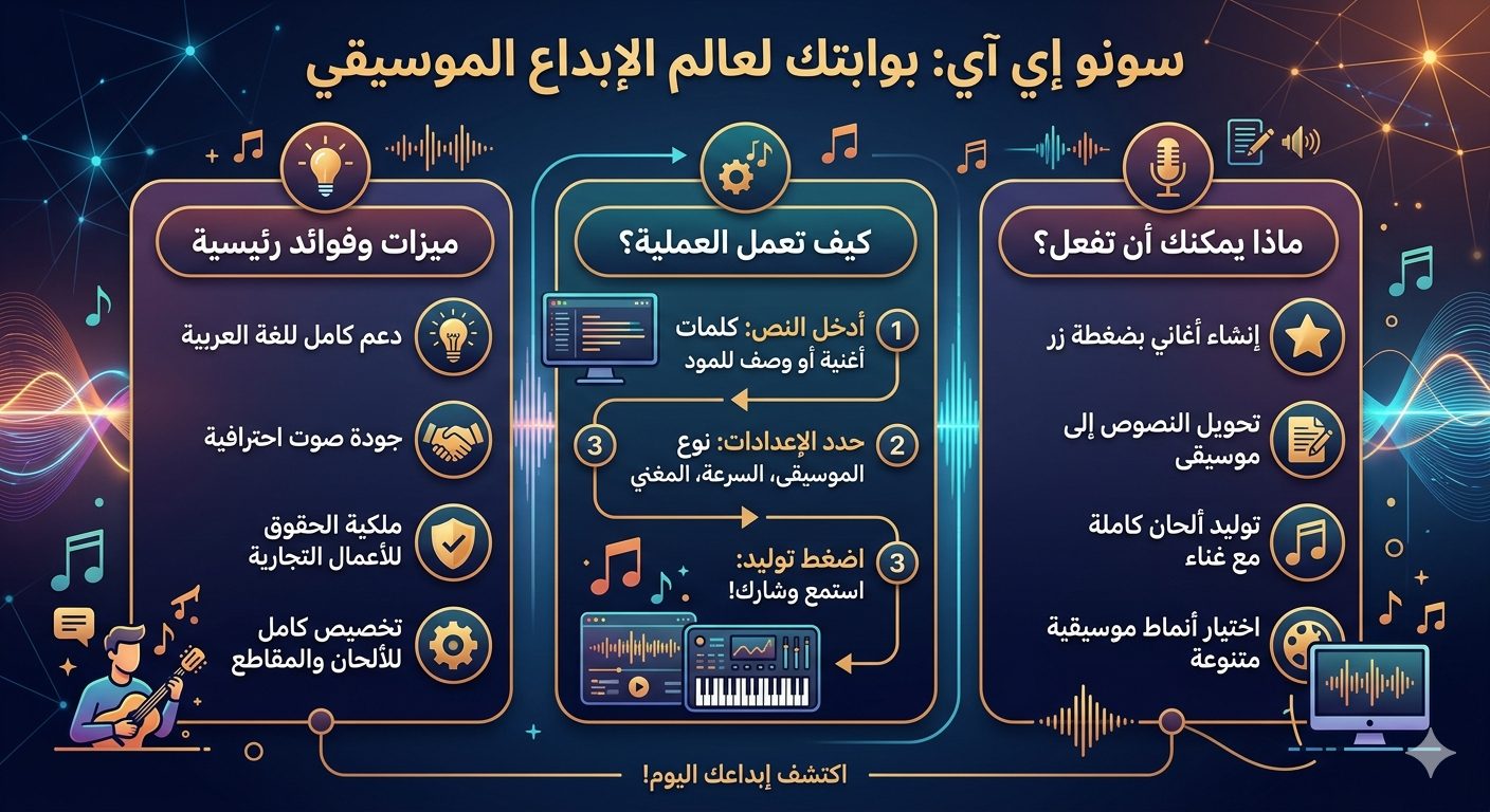 تنزيل تطبيق Suno Ai  للاندرويد لصناعة مقاطع الموسيقى بالذكاء الاصطناعي 