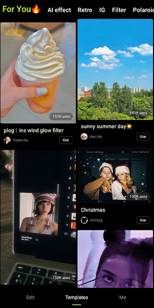 قوالب تصميم جاهزة و مميزة في تطبيق hypic الجديد