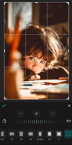 احدث ادوات القص والتدوير في تحديث برنامج lumii اخر اصدار