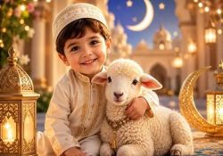 صور خروف العيد للأطفال