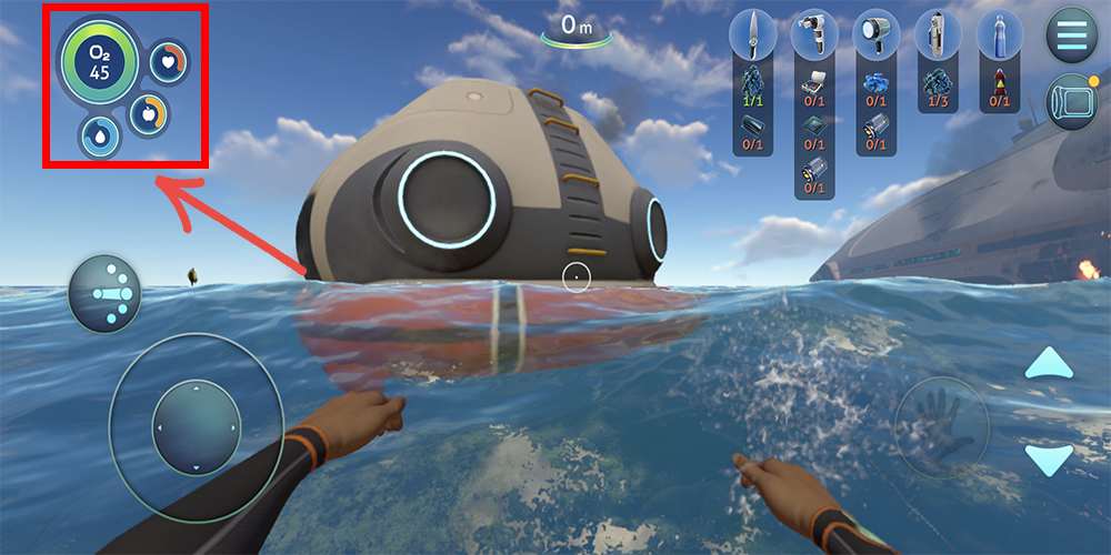 راقب الأكسجين دائماً اثناء اللعب في Subnautica