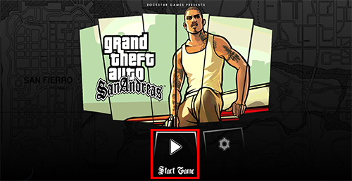 بدء اللعب في عالم الاثارة والتشويق gta san مجانا