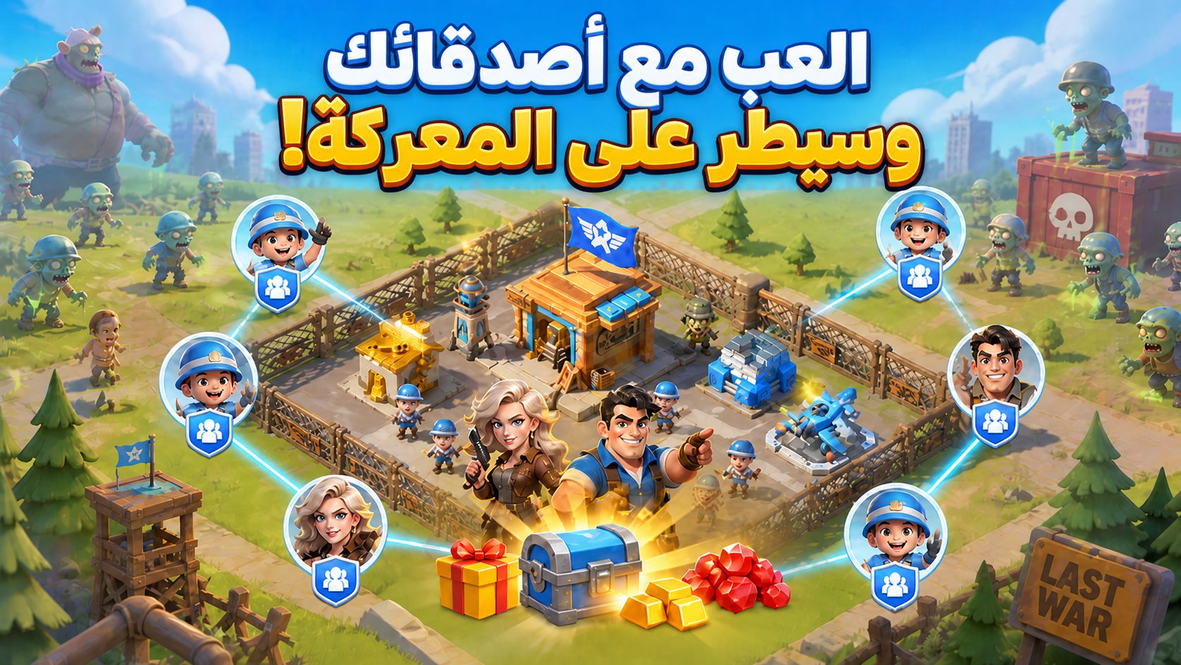 لعبة الحرب الأخيرة last war apk