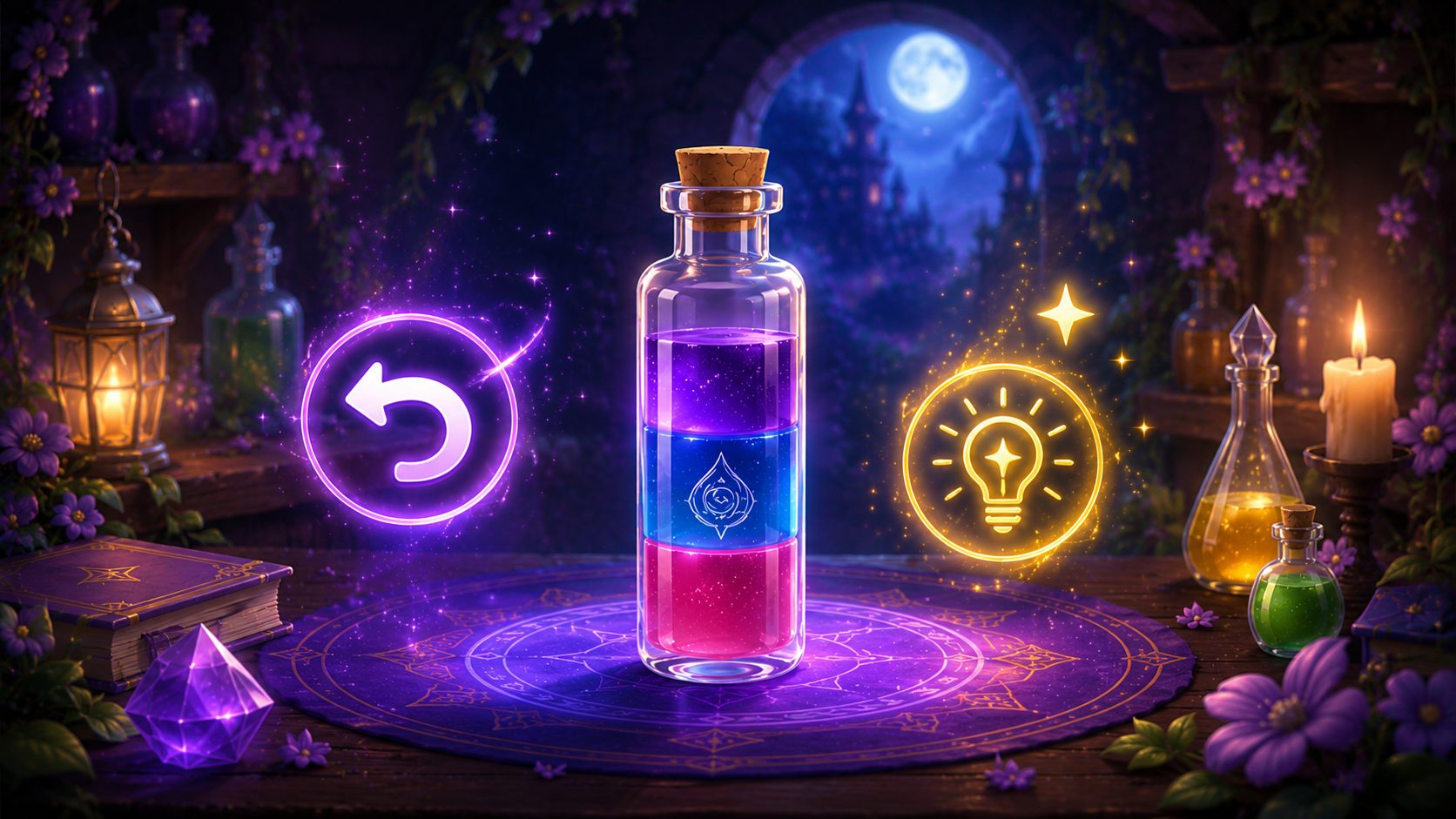 الأدوات السحرية في Magic Sort: مساعدة ذكية وقت التعثر
