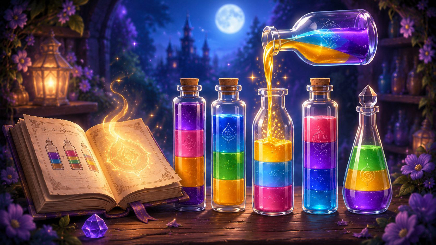 المراحل في Magic Sort: ألغاز هادئة تزداد ذكاءً