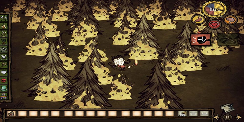ماذا تفعل في أول يوم داخل لعبة Don't Starve؟