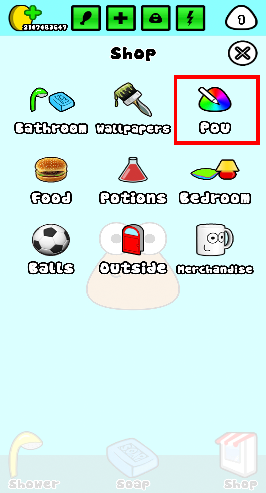 تخصيص شكل Pou مجاناً اخر اصدار 
