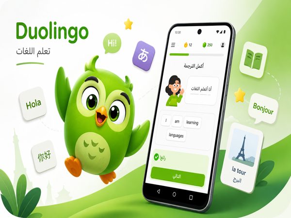 دوولينجو لتعلم الإنجليزية واللغات الاخرى