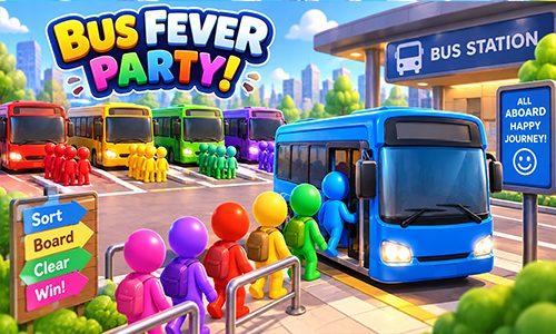 لعبة Bus Fever Party الجديدة