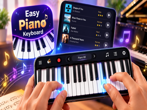 تحميل Easy Piano Keyboard للأندرويد