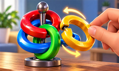 لعبة Rotate Rings الجديدة